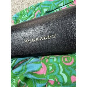 Burberry Sunglasses Eyeglasses Black Semi-Hard Flip Top Case